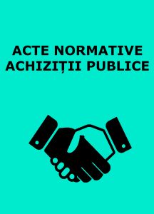 Book Cover: Lista actelor normative din domeniul achizițiilor publice la nivel național